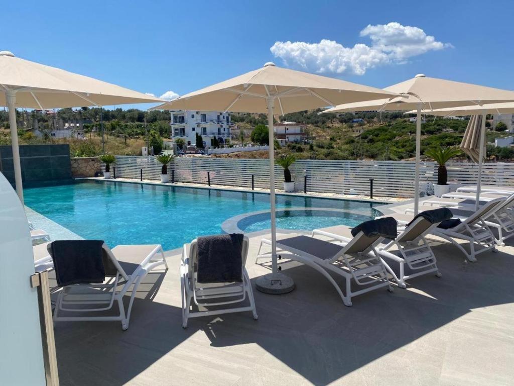 The View Hotel Ksamil Exterior foto